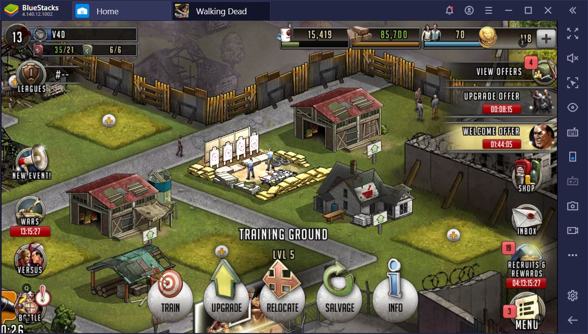 The Walking Dead: Road to Survival on PC – Training Ground Guide |  BlueStacks