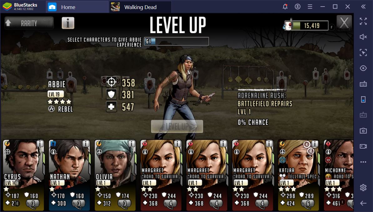 The Walking Dead: Road to Survival on PC – Training Ground Guide