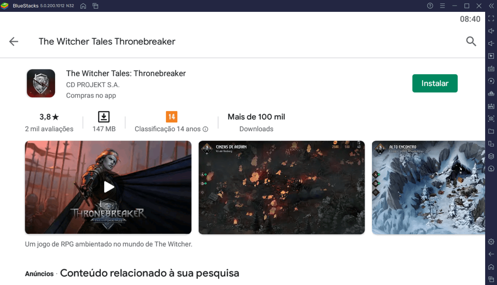 Como instalar The Witcher Tales: Thronebreaker de graça no PC com