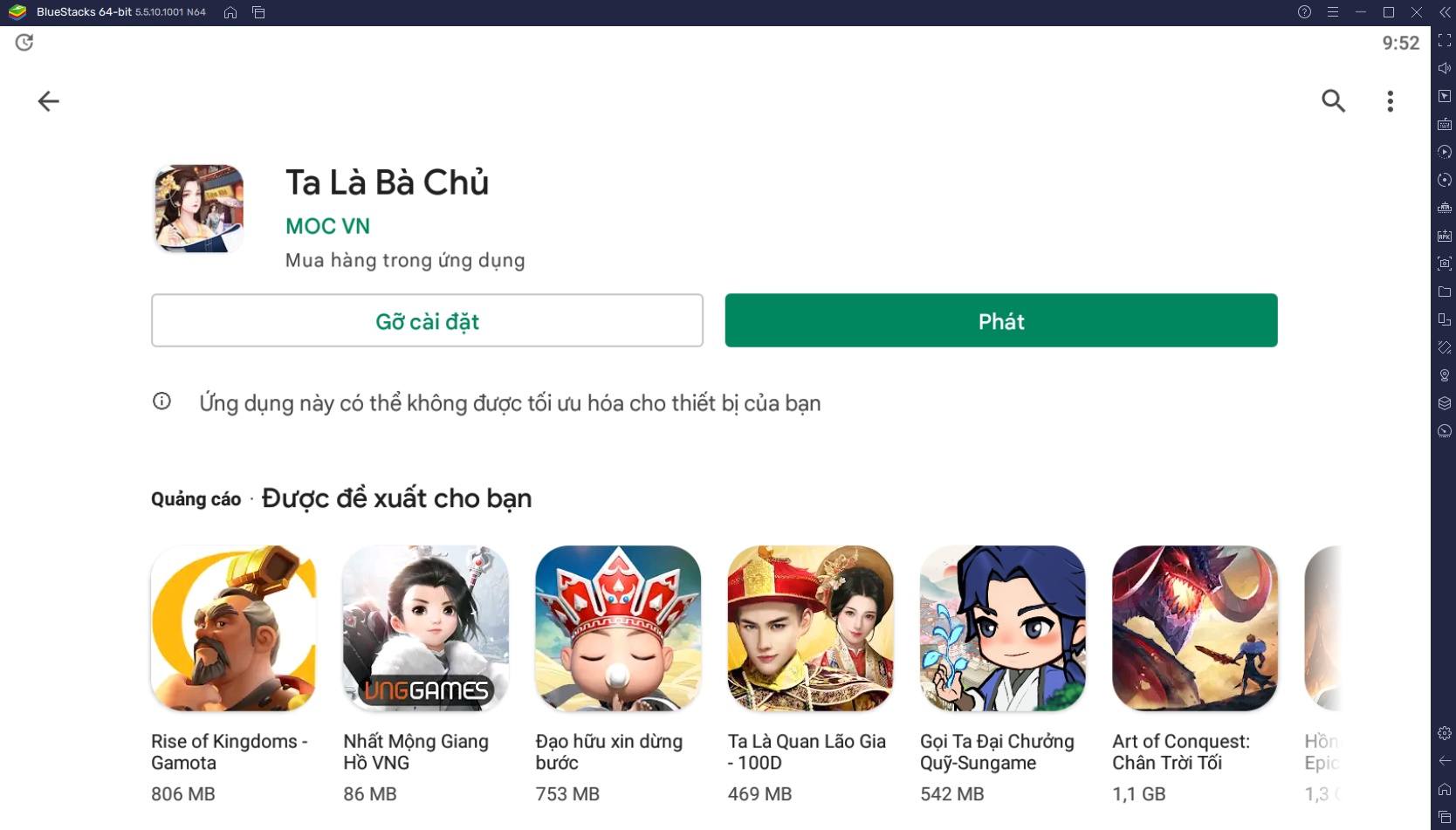 Trải nghiệm game ngôn tình Ta Là Bà Chủ trên PC với BlueStacks