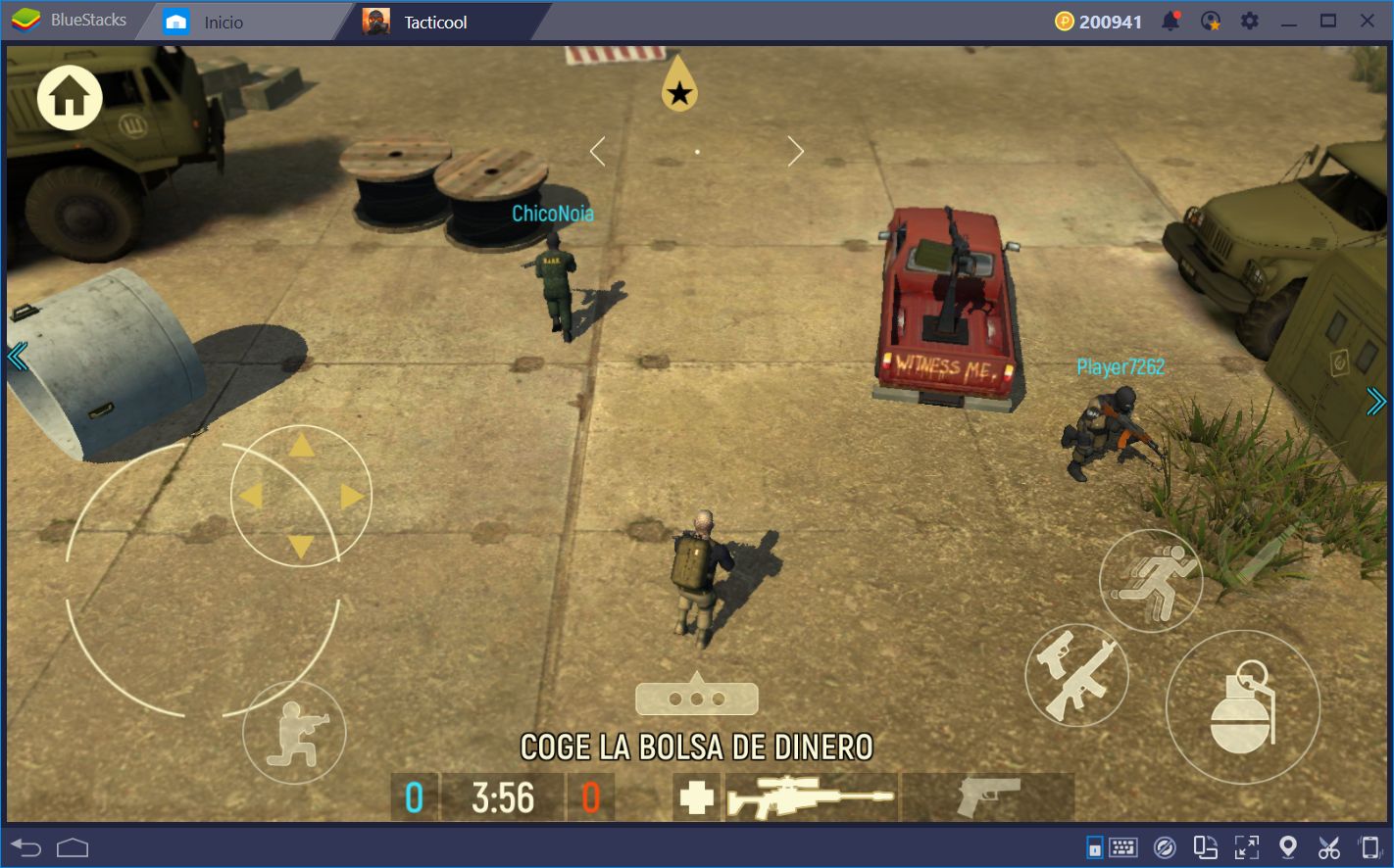 Destruye la Competencia en Tacticool con BlueStacks y el Asignador de Teclas