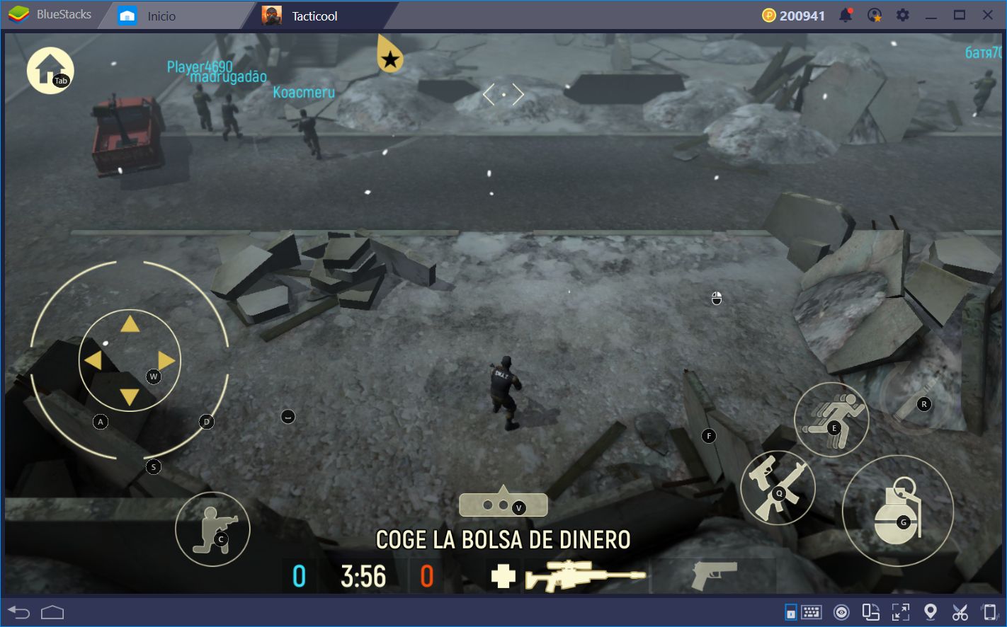 Destruye la Competencia en Tacticool con BlueStacks y el Asignador de Teclas