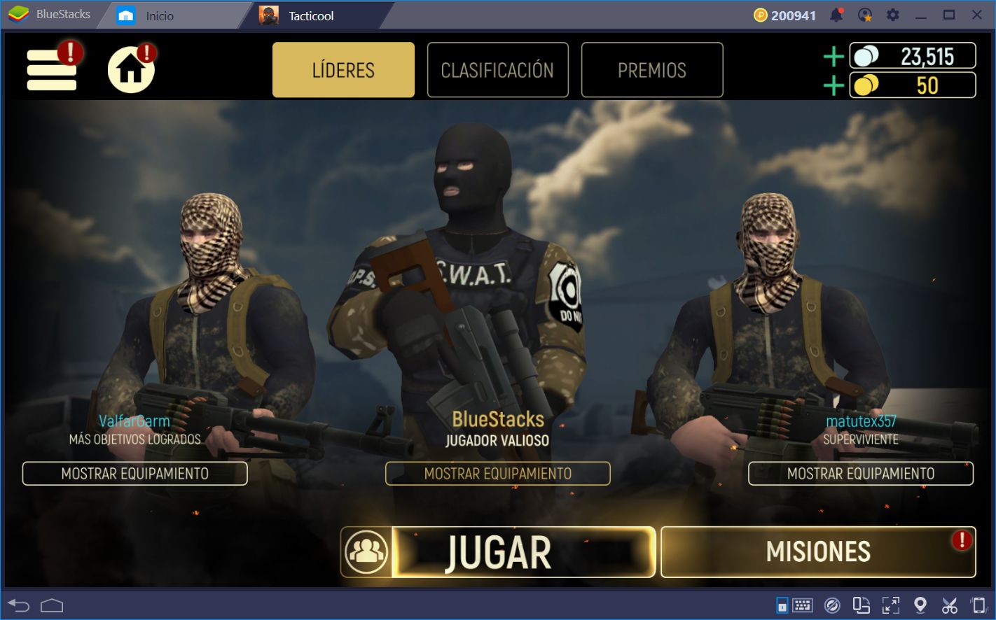 Destruye la Competencia en Tacticool con BlueStacks y el Asignador de Teclas