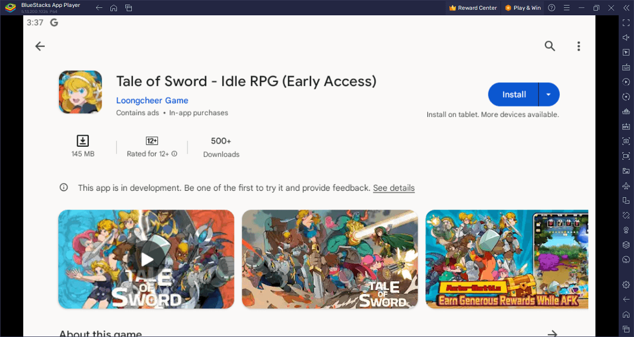 How to Play Tale of Sword - Idle RPG on PC With BlueStacks