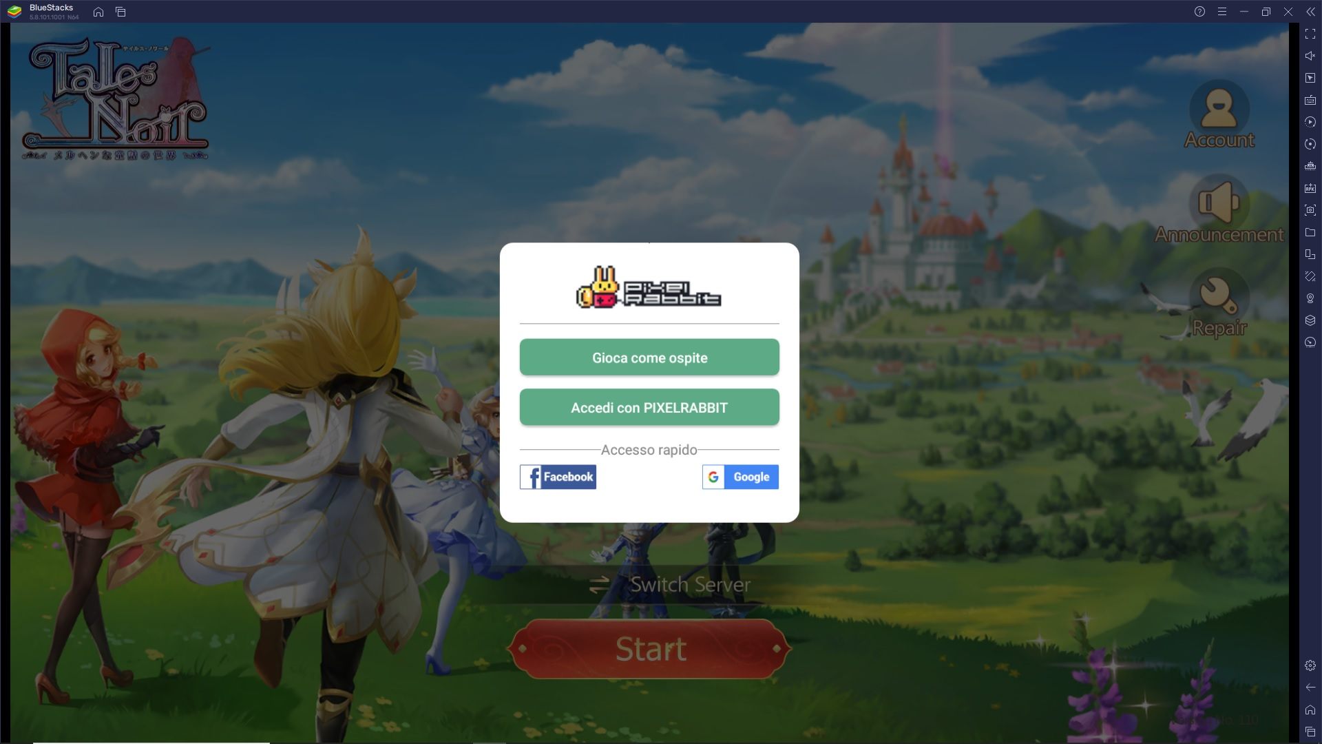 Gioca Tales Noir con BlueStacks