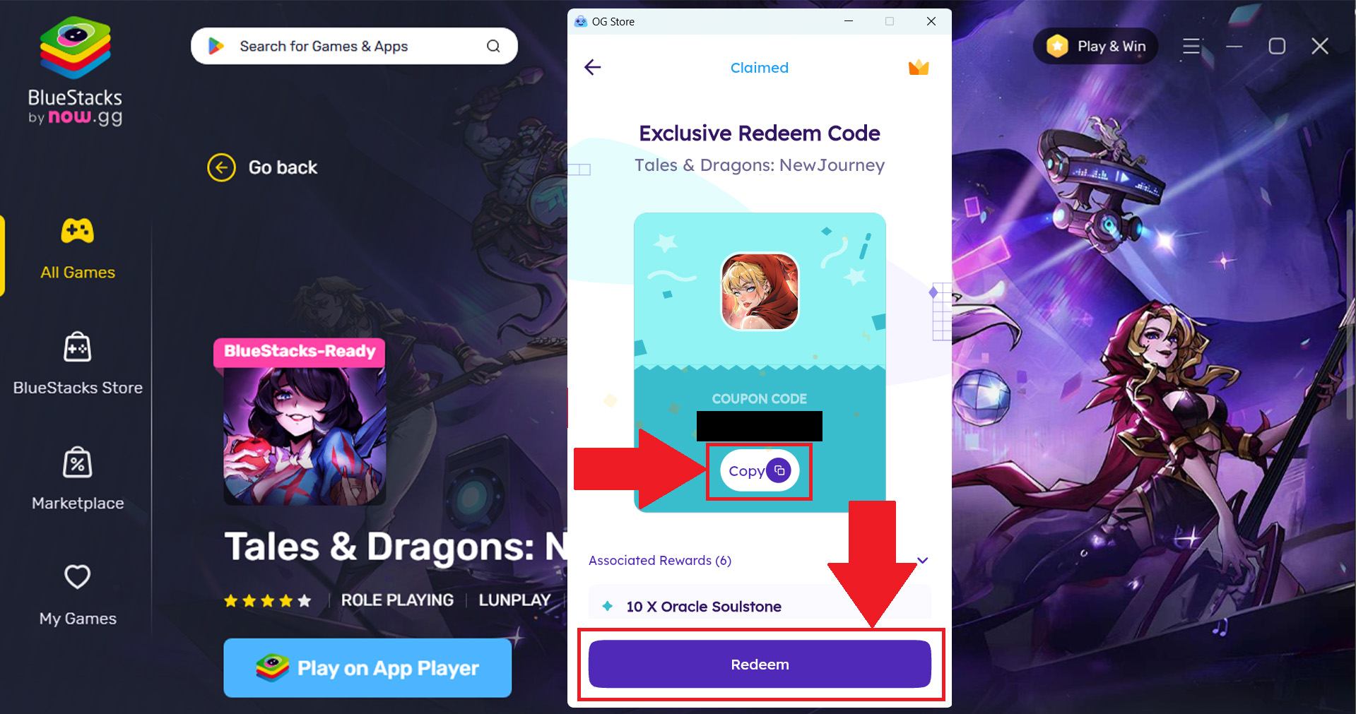 Kode Redeem Eksklusif Tales &amp; Dragons: NewJourney