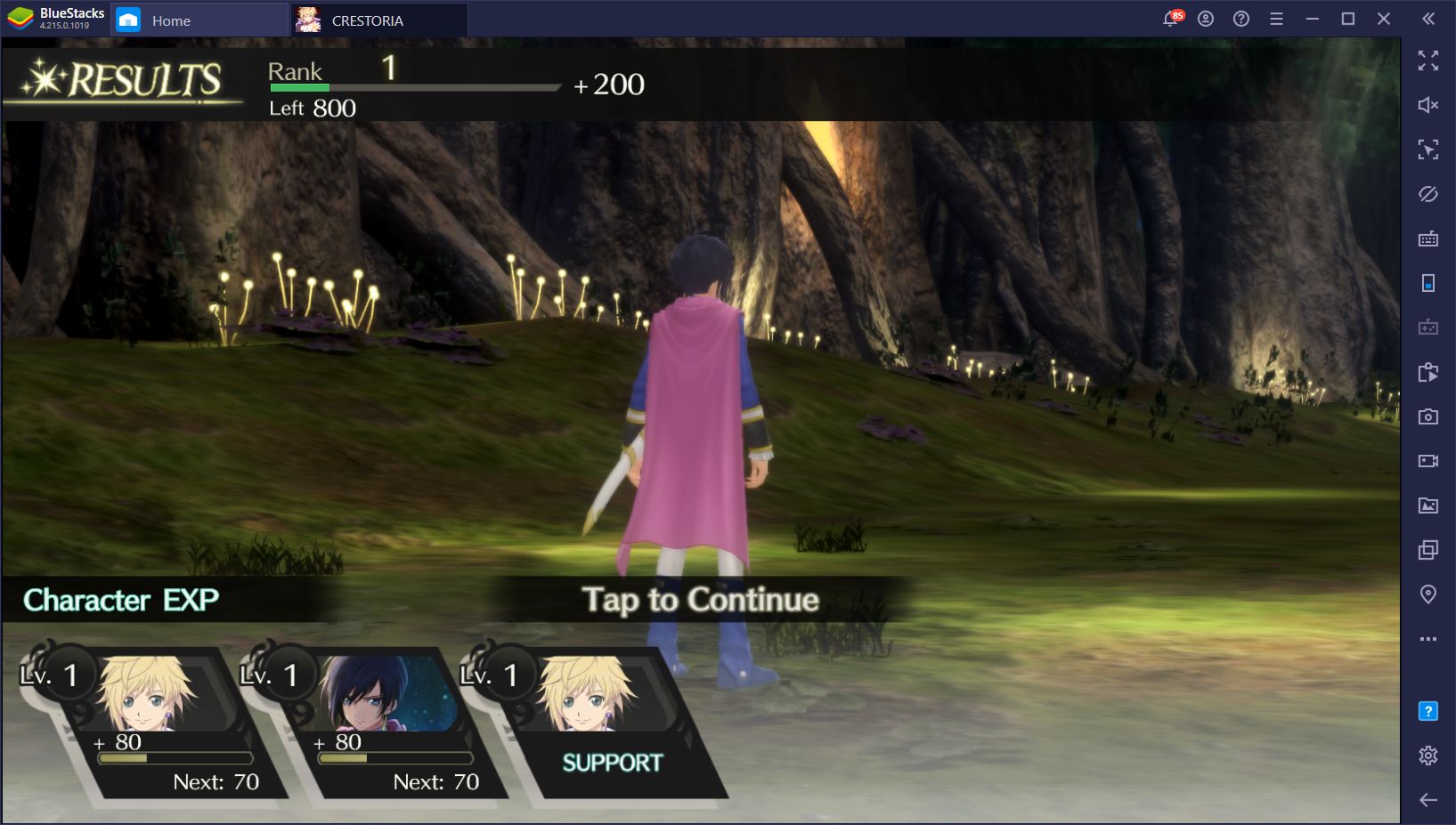 How to Play Tales of Crestoria on PC with BlueStacks