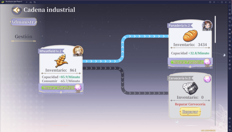 Guía de recursos de Tales of Terrarum: Comprensión de las líneas de producción y sus usos