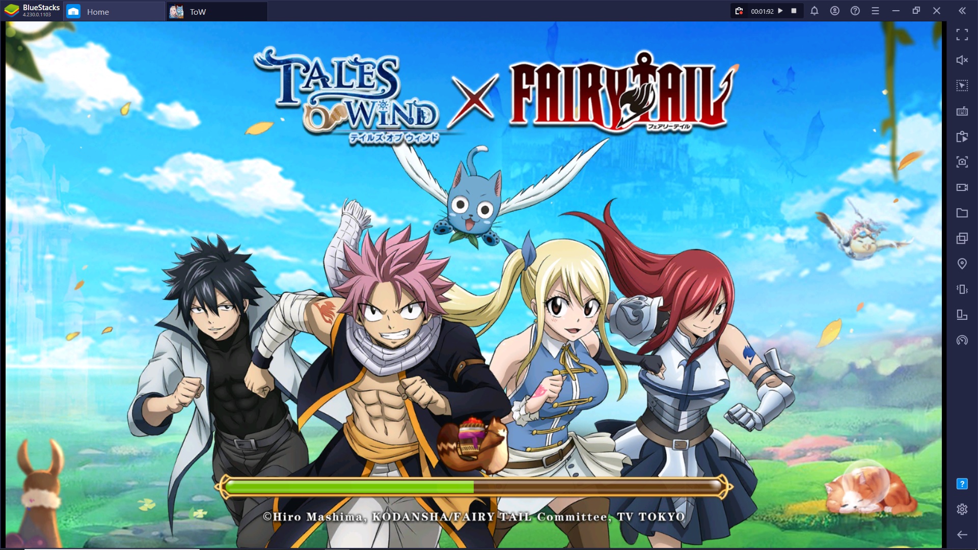 Gioca su Bluestacks Tales of Wind, ora in collaborazione con Fairy Tail