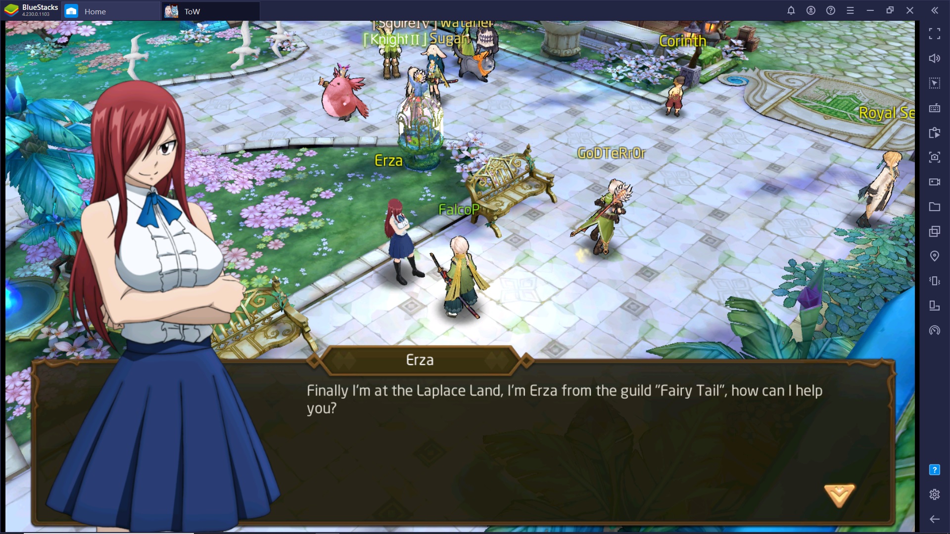 Gioca su Bluestacks Tales of Wind, ora in collaborazione con Fairy Tail