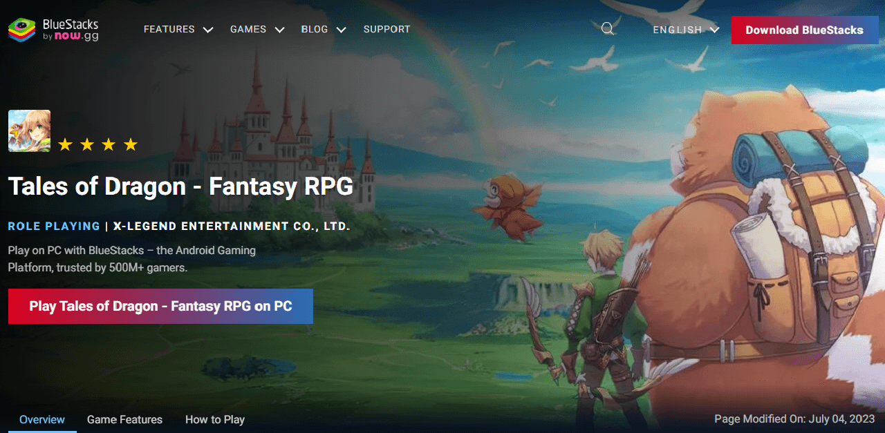 How to Play Tales of Dragon - Fantasy RPG on PC With BlueStacks