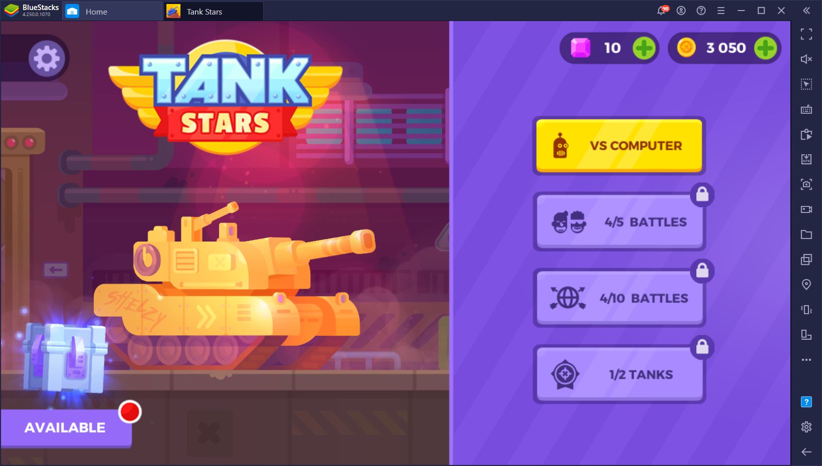 How to Play Tank Stars on PC with BlueStacks