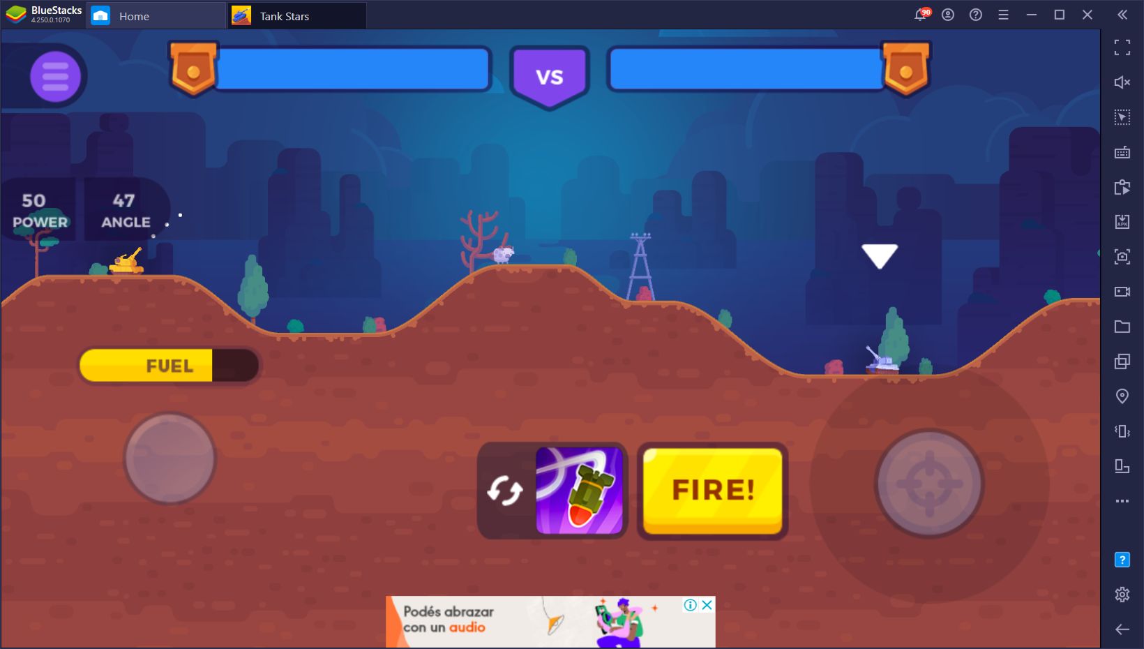 How to Play Tank Stars on PC with BlueStacks