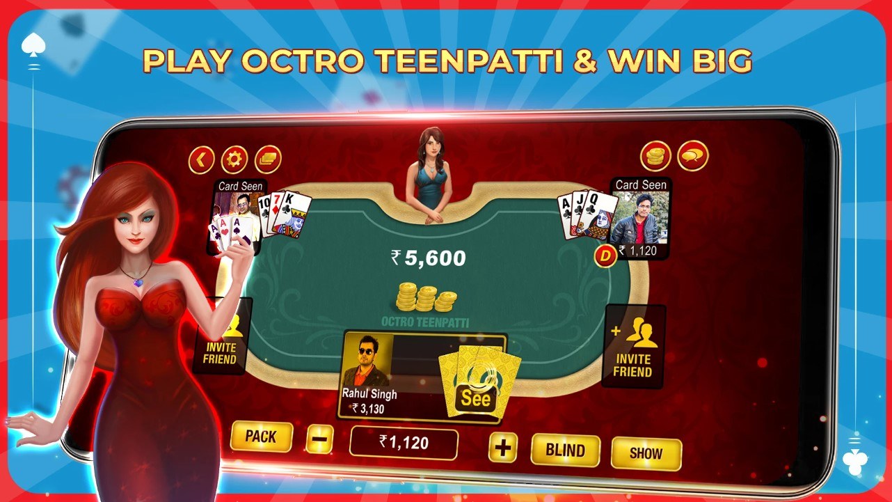 How to Install and Play Teen Patti Game: 3 Patti Octro on PC with BlueStacks