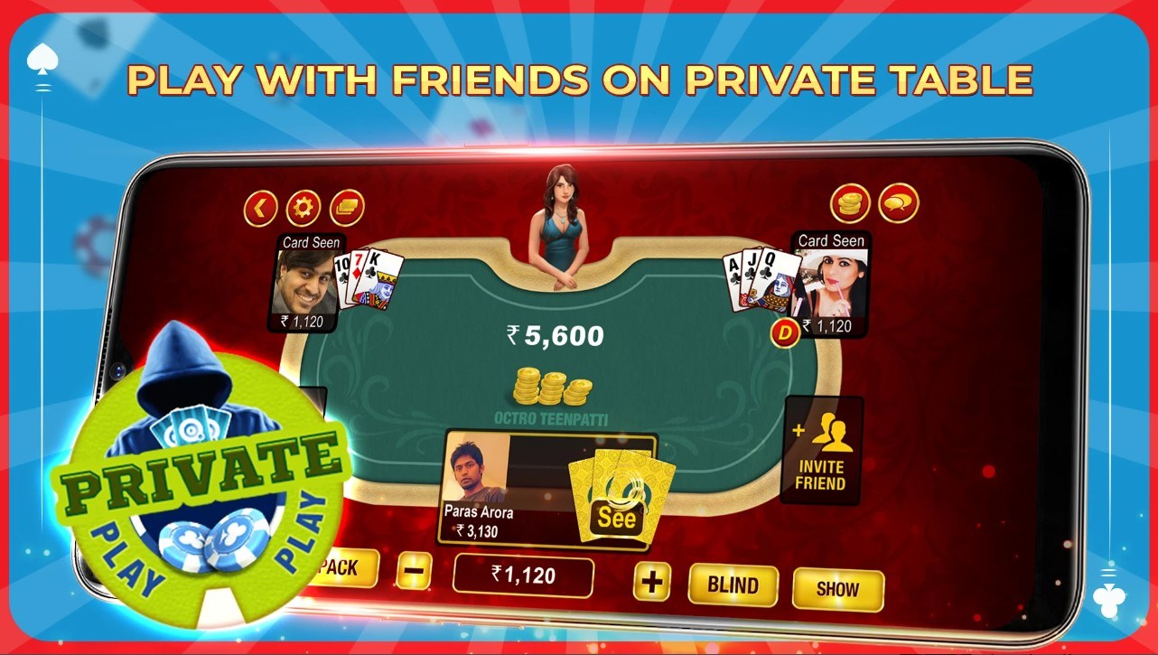 How to Install and Play Teen Patti Game: 3 Patti Octro on PC with BlueStacks