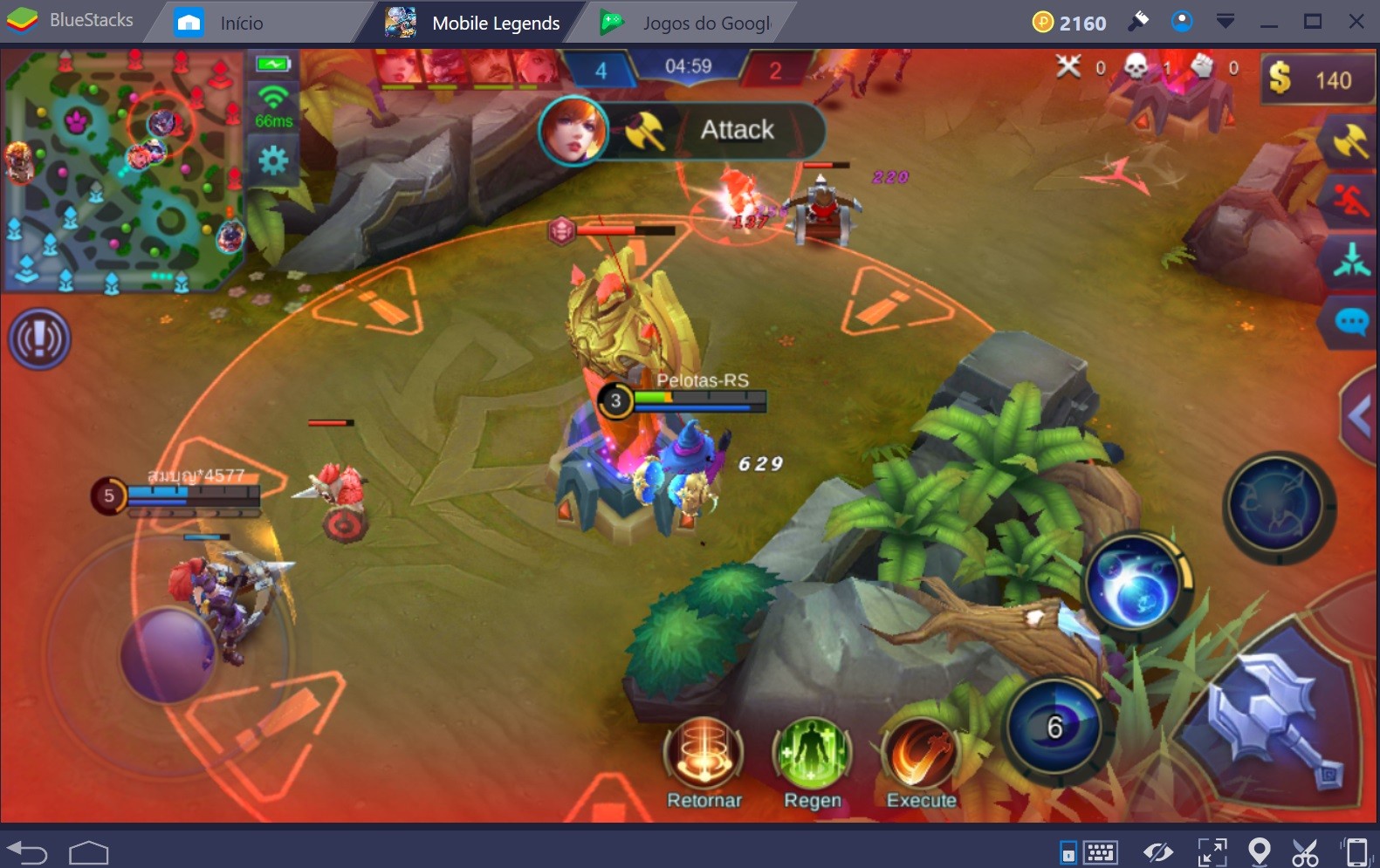 BlueStacks 4: a melhor jogar de jogar MOBA