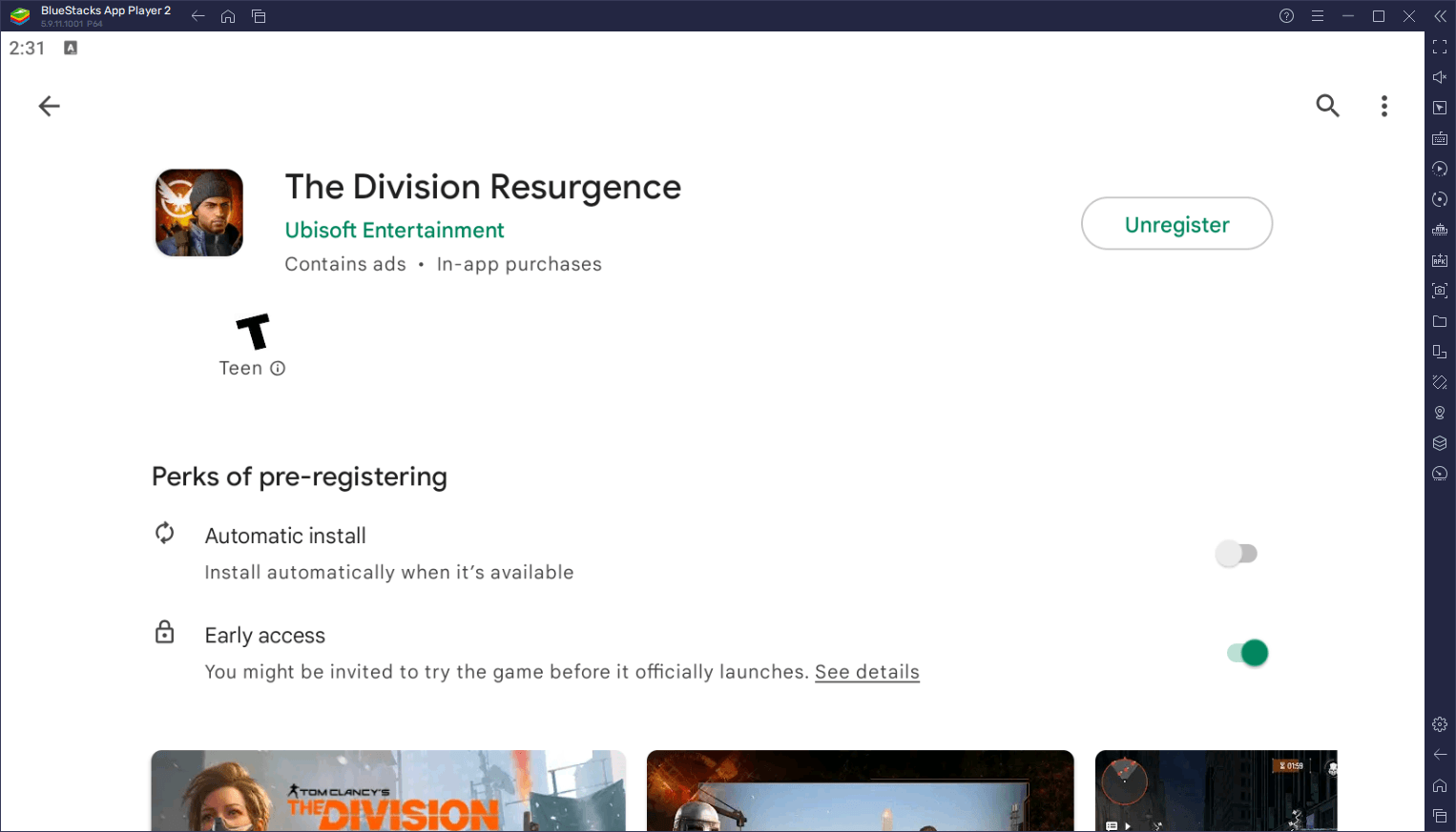 Cùng chơi The Division: Resurgence SEA trên PC với BlueStacks