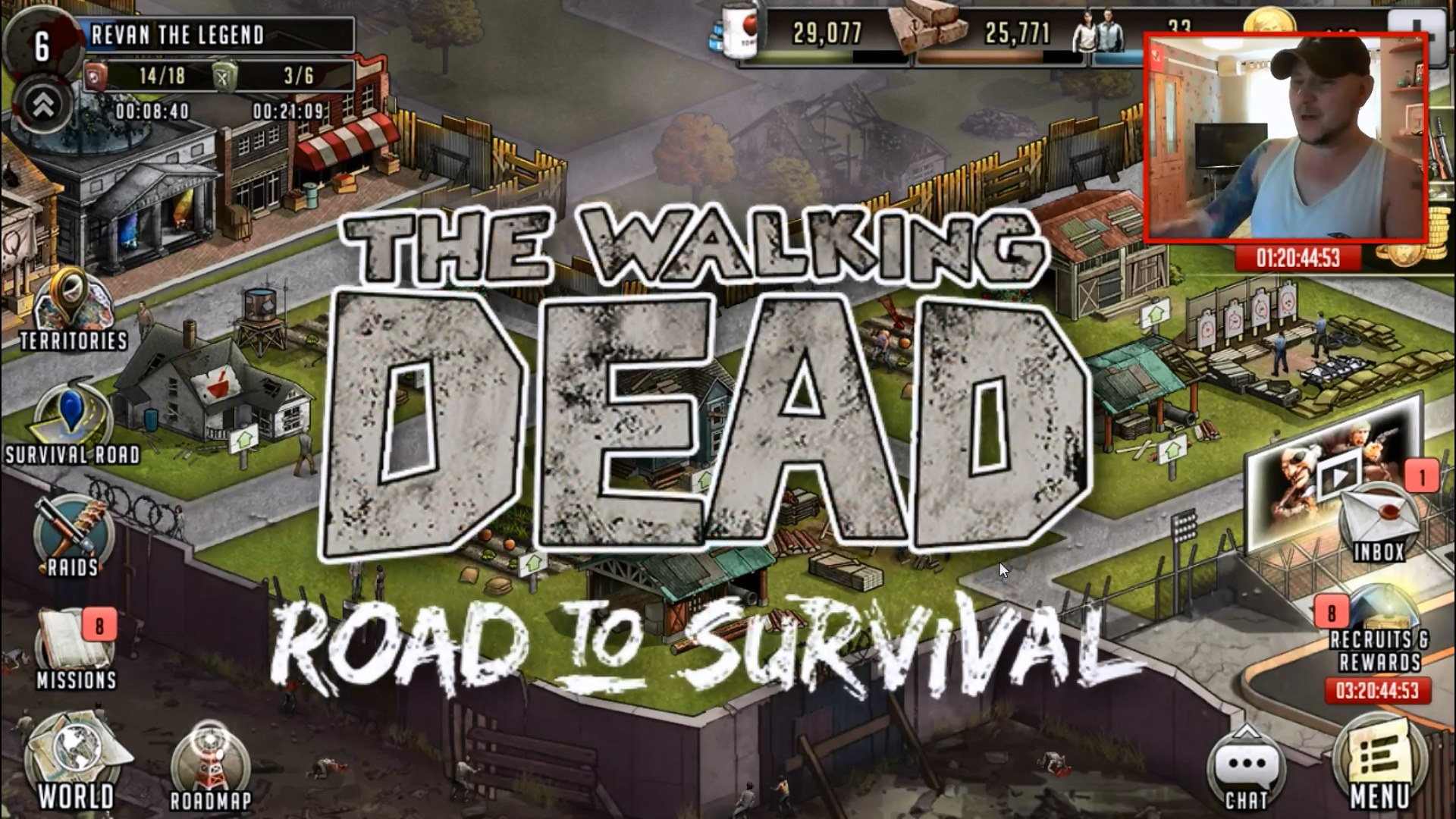 The walking dead road