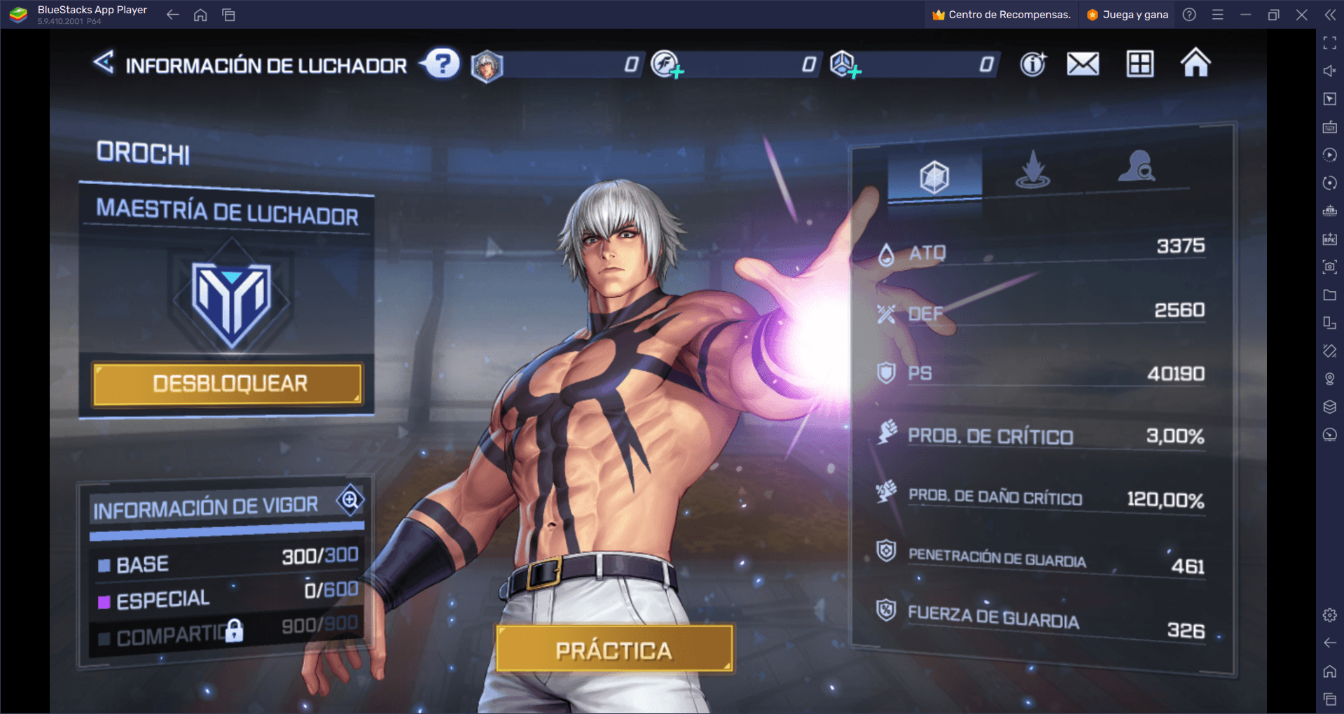 Lista de niveles de The King of Fighters ARENA para los mejores luchadores