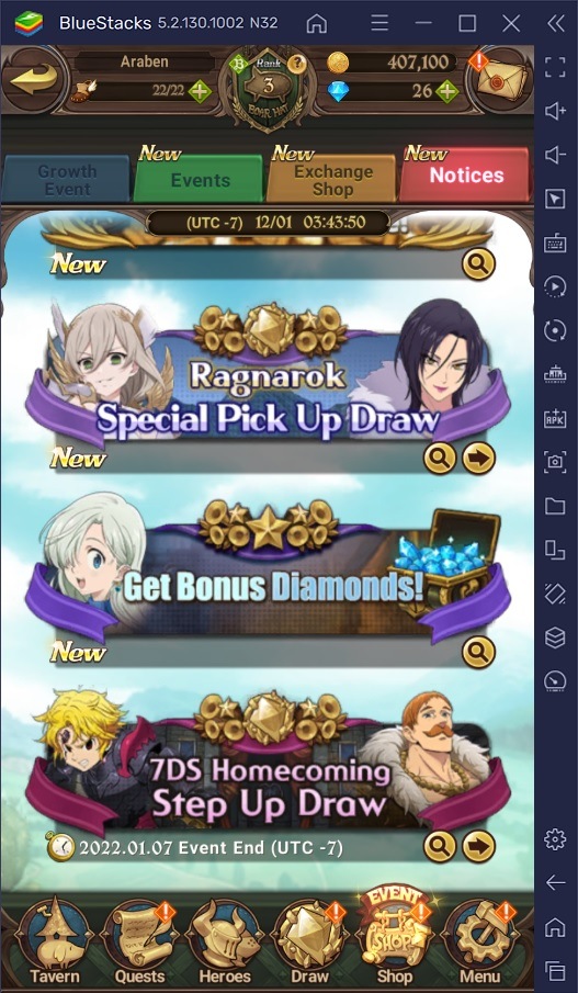 The Seven Deadly Sins Grand Cross Homecoming Events Bluestacks 4454