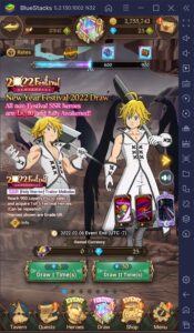 The Seven Deadly Sins: Grand Cross New Year Festival 2022 Draw Event Featuring Traitor Meliodas