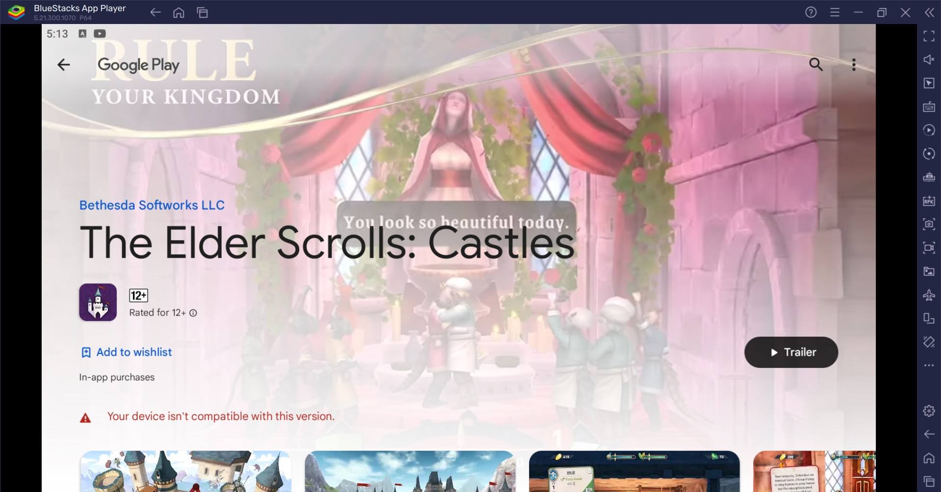 So spielst du The Elder Scrolls: Castles auf dem PC mit BlueStacks