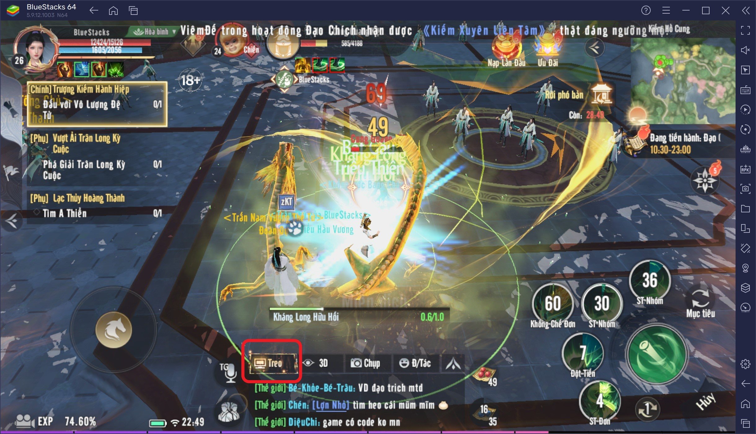 Hướng dẫn cơ bản chơi Thiên Long Bát Bộ 2 VNG trên PC