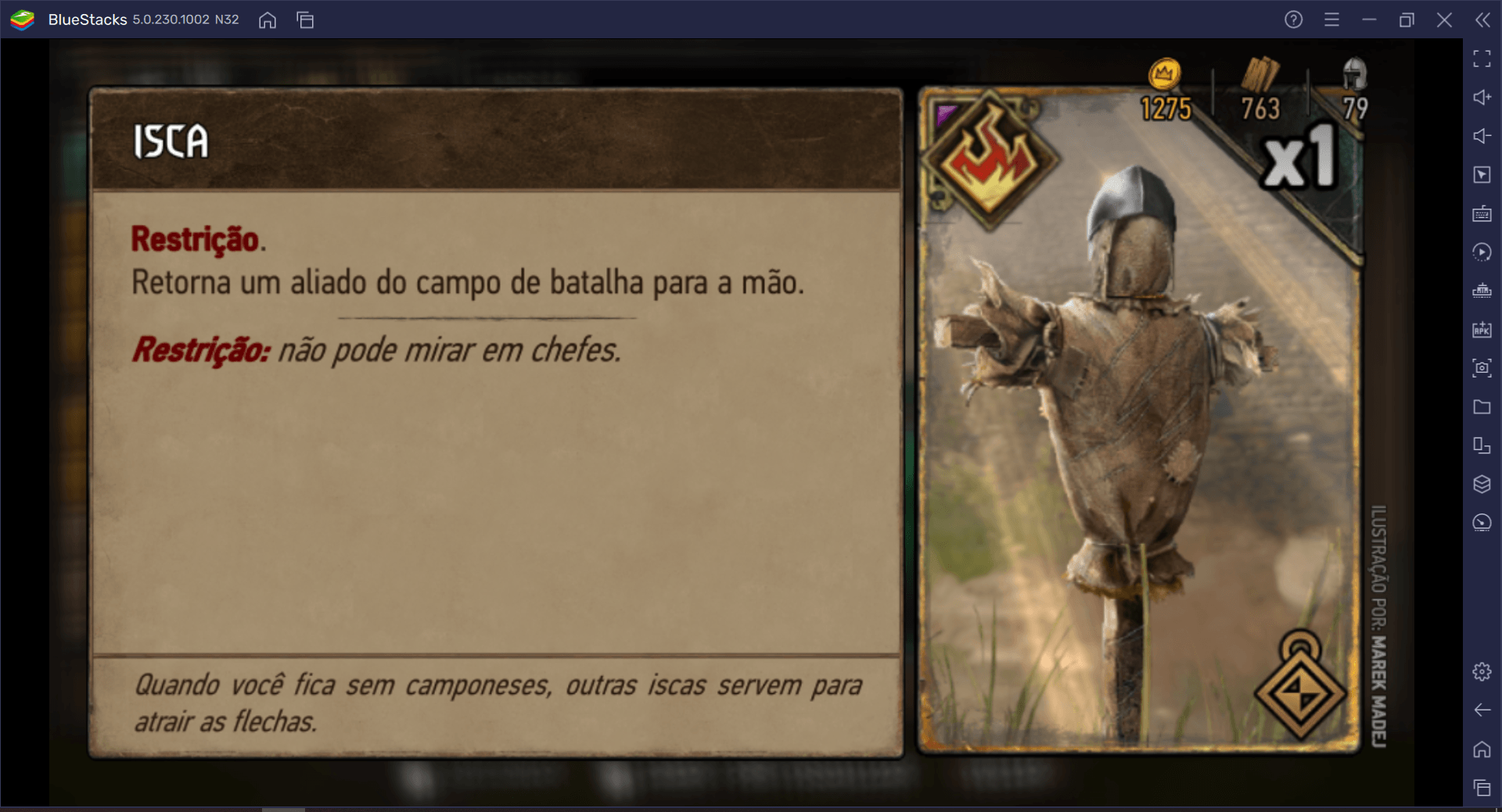 Combos de cartas em Lyria, primeiro mapa de Thronebreaker