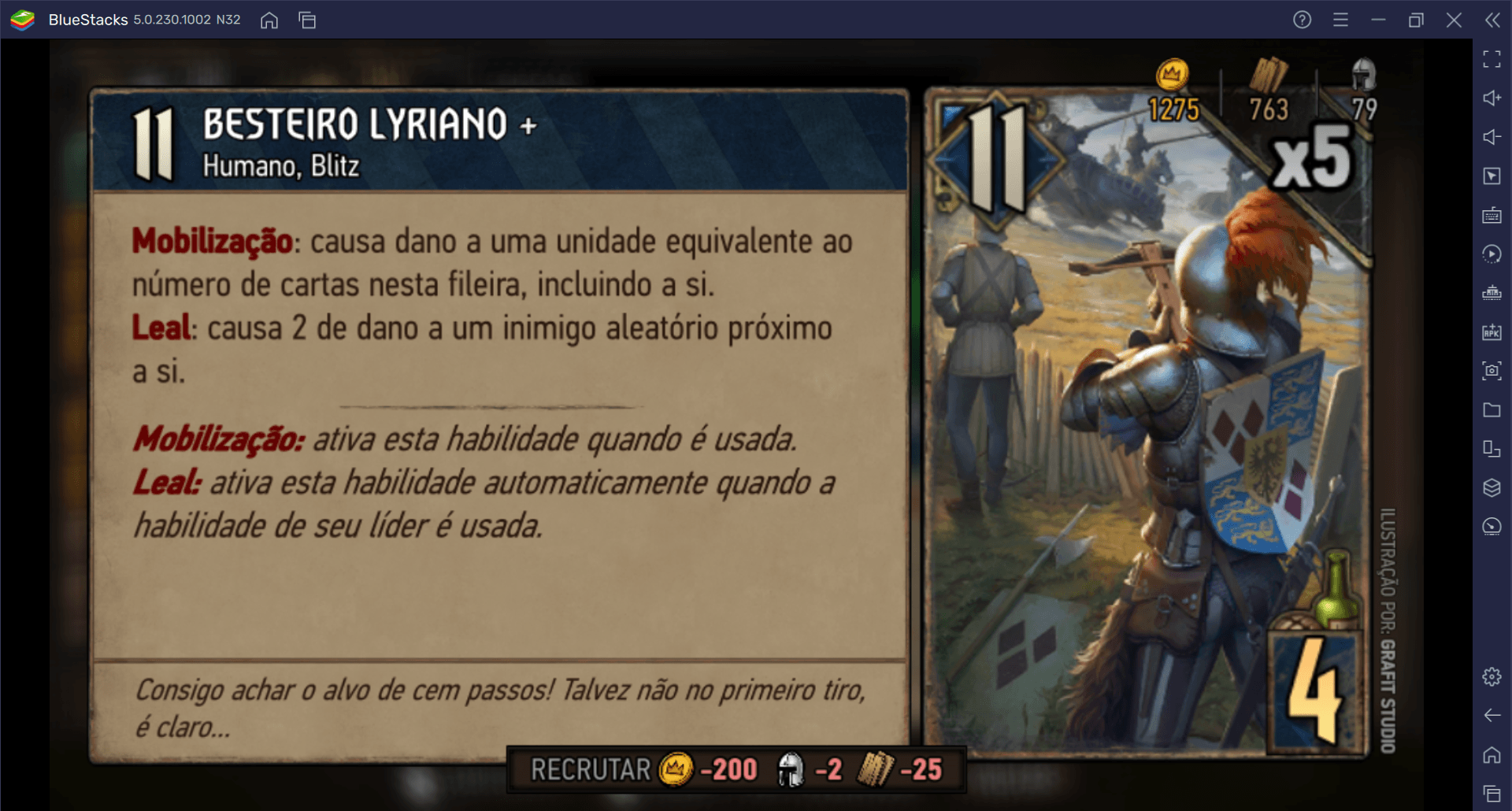 Combos de cartas em Lyria, primeiro mapa de Thronebreaker