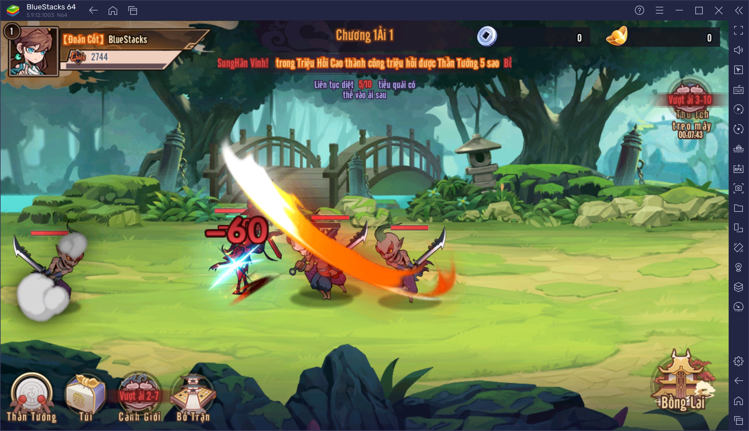 Chơi game chiến thuật rảnh tay Tây Du Phục Ma trên PC với BlueStacks