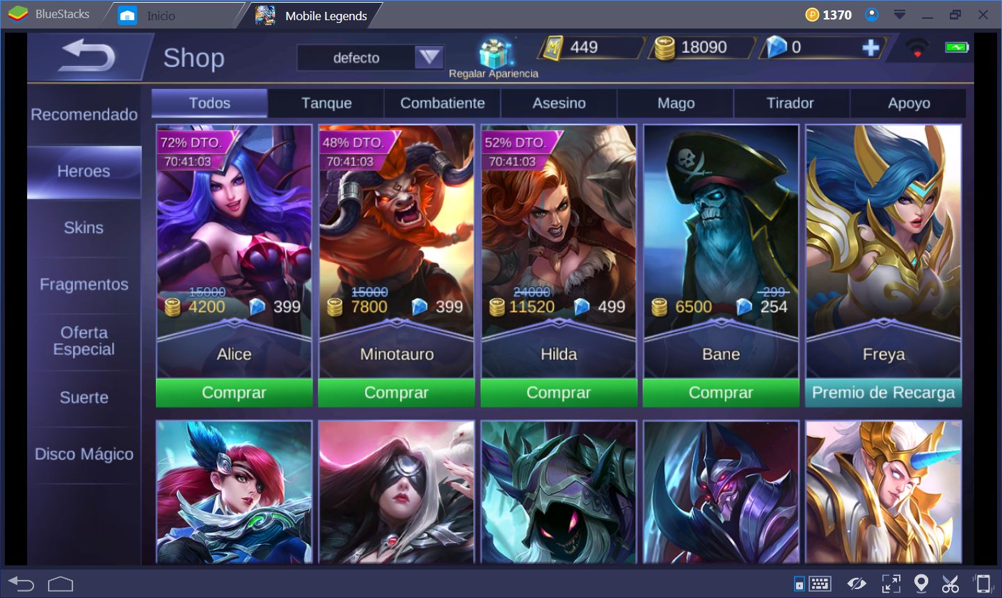 Mobile Legends Tienda Es