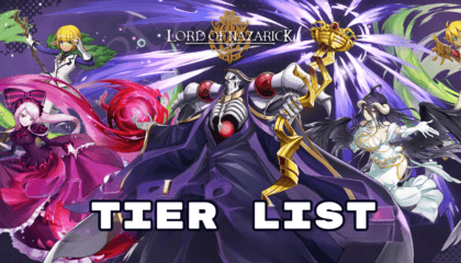 Lord of Nazarick – Tier list for the Strongest Characters