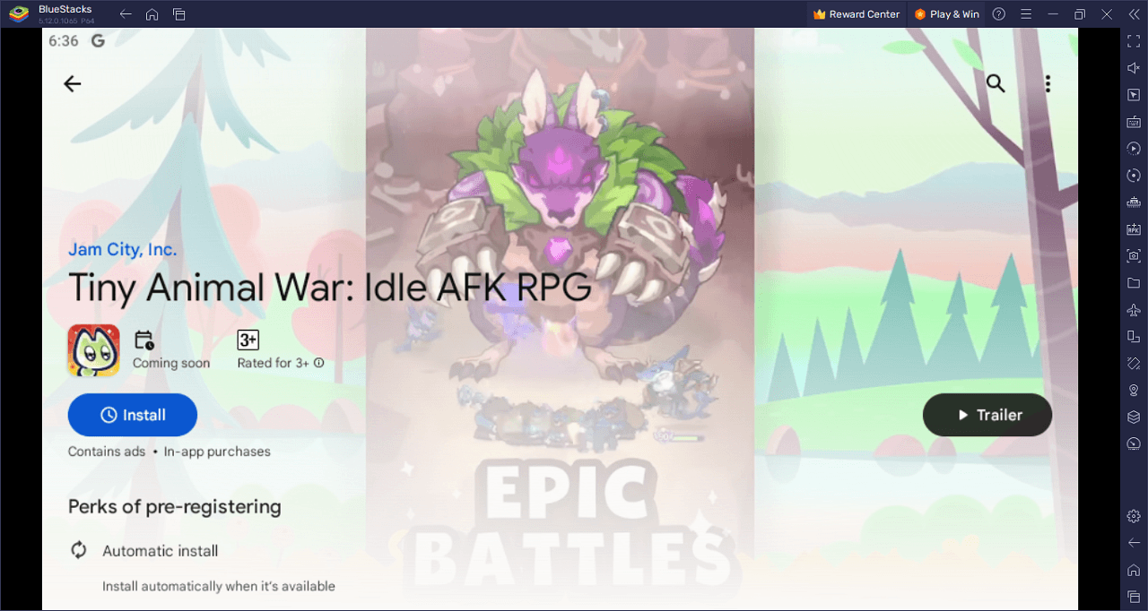 How to Play Tiny Animal War: Idle AFK RPG on PC With BlueStacks