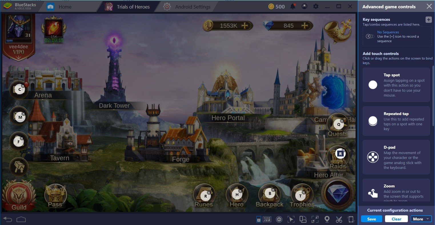 Trials of Heroes: Idle RPG – Guide to Playing on BlueStacks