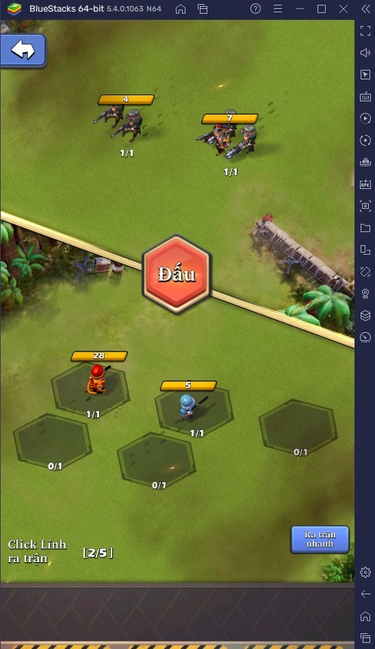 Cùng chơi game chiến thuật Top War Battle Game trên PC với BlueStacks