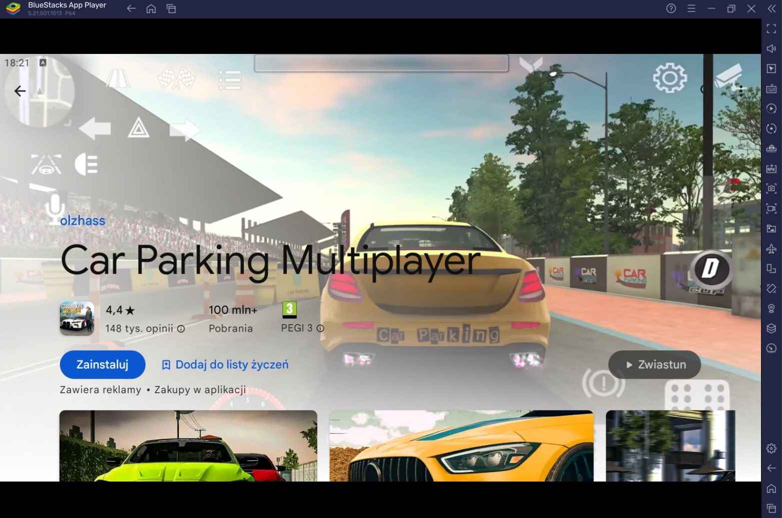 Jak zagrać w Car Parking Multiplayer na PC z BlueStacks