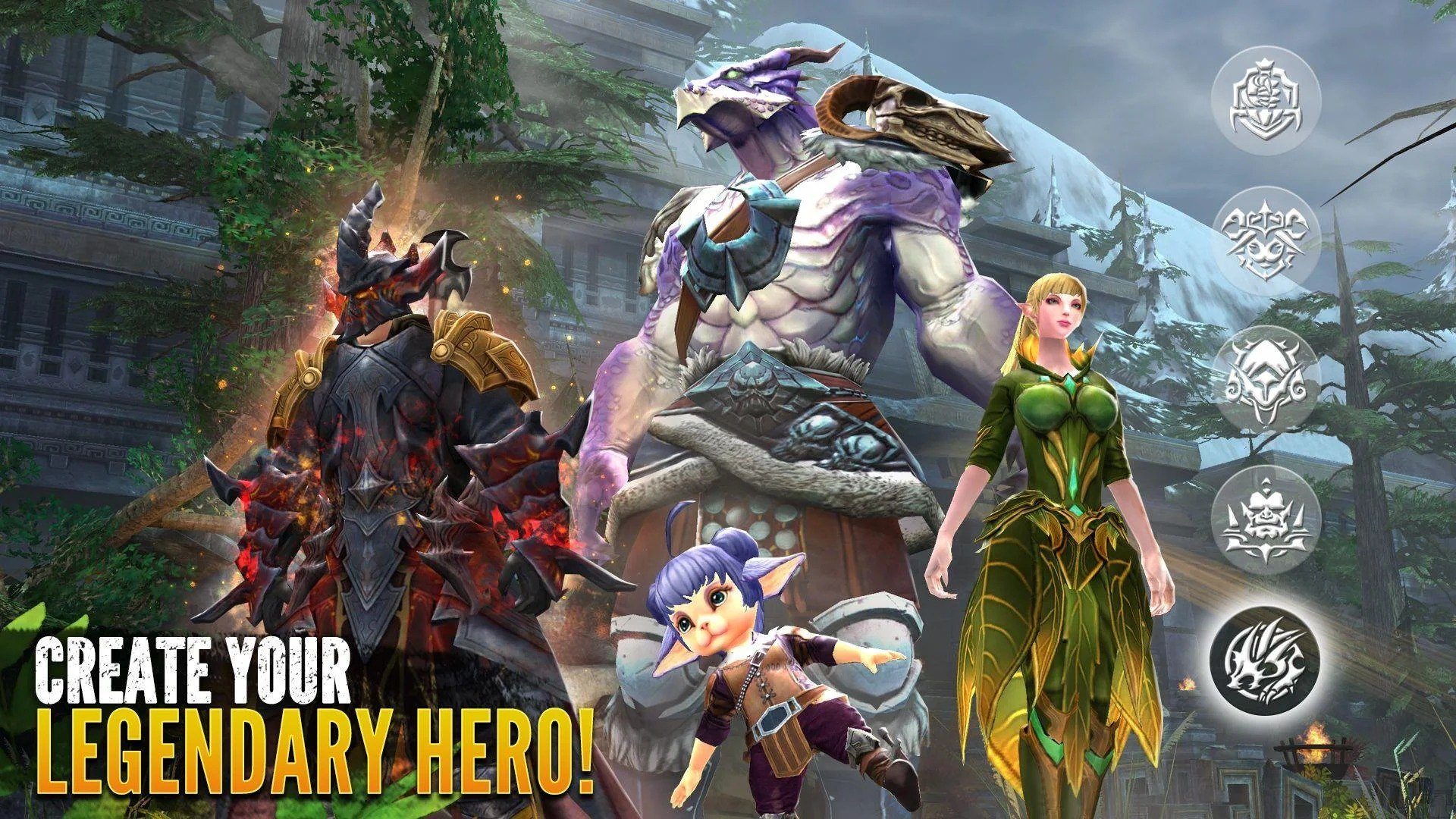 Top 10 melhores jogos (RPG/MMORPG) PVP para Android 