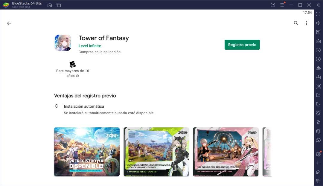 Cómo jugar Tower of Fantasy Global en PC con BlueStacks