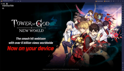 Как играть в Tower of God: New World на ПК с BlueStacks