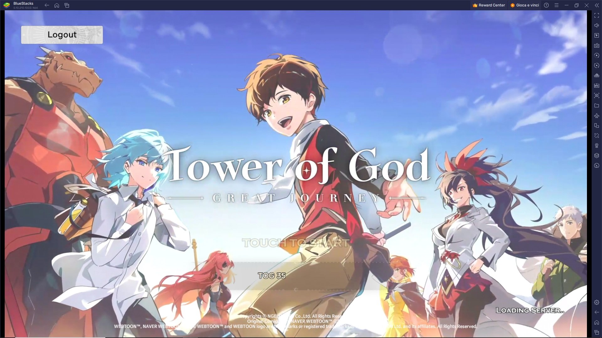 Tower of God: The Great Journey è disponibile con BlueStacks