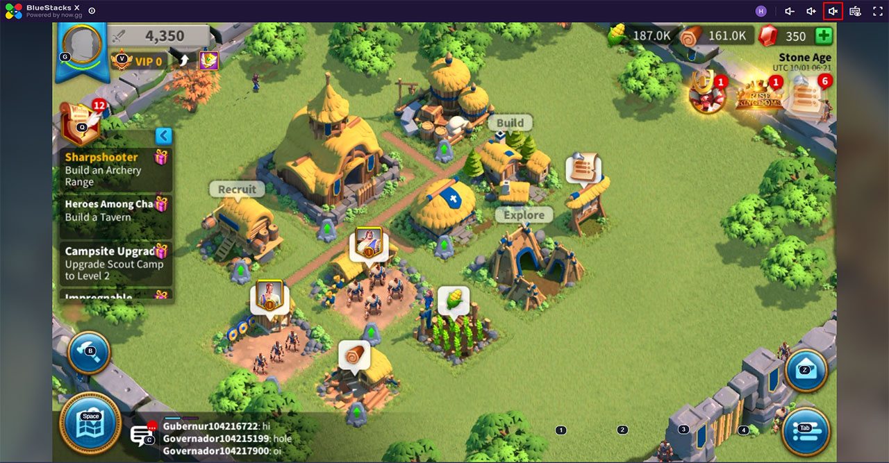 Trải nghiệm chơi Rise of Kingdoms với BlueStacks X