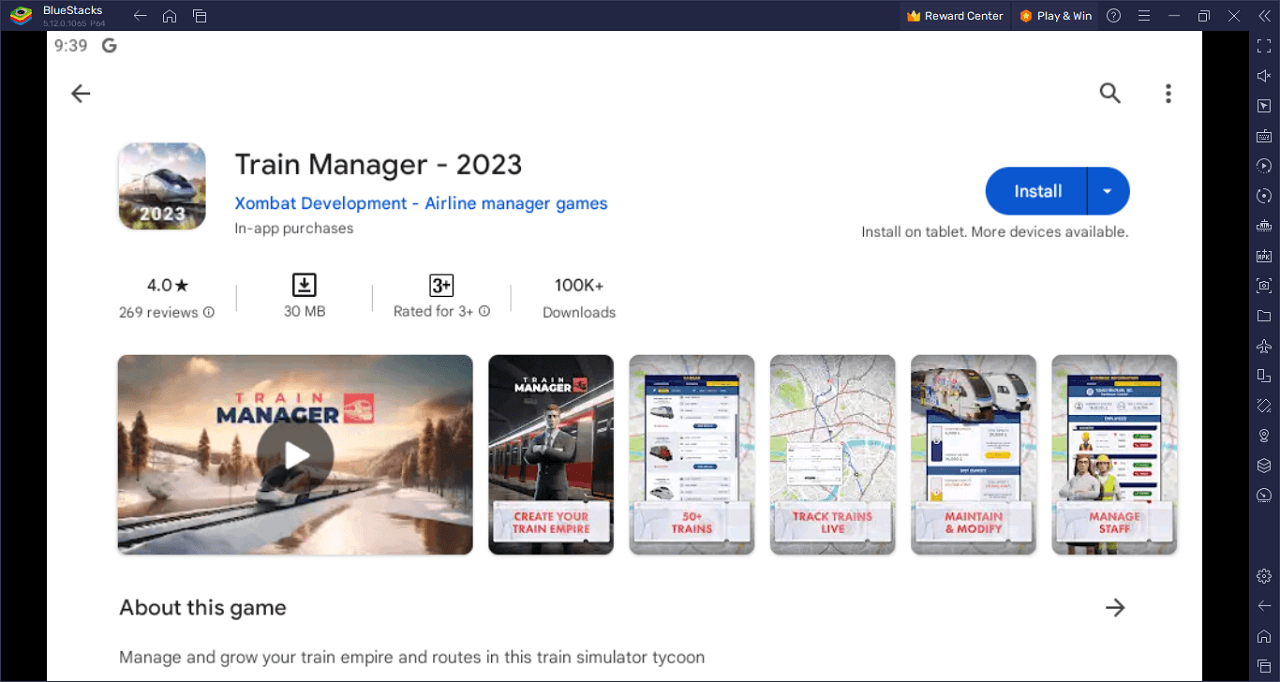 How to Play Train Manager - 2023 on PC With BlueStacks