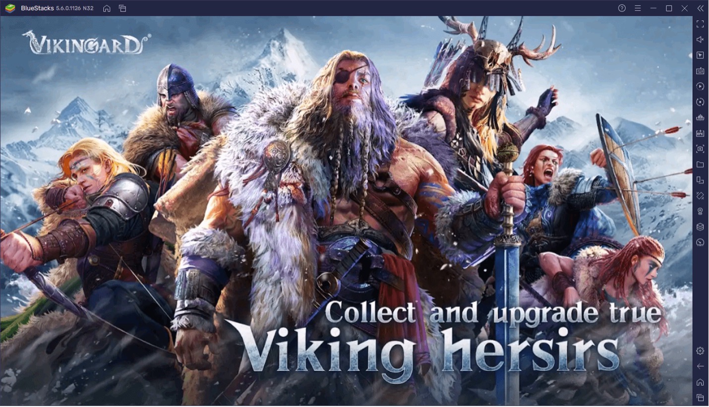 Устанавливаем и играем в Vikingard на ПК с помощью BlueStacks