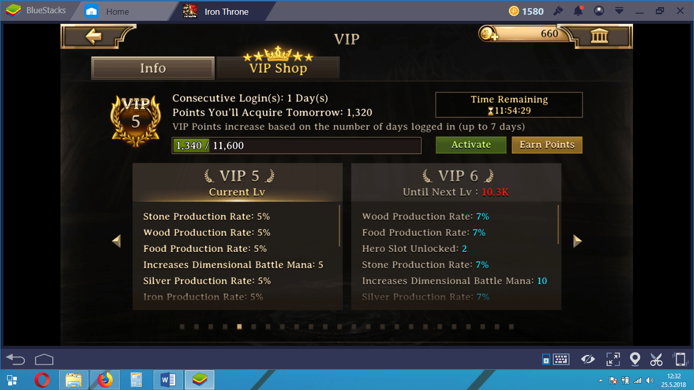 Iron Throne Gold and VIP Guide