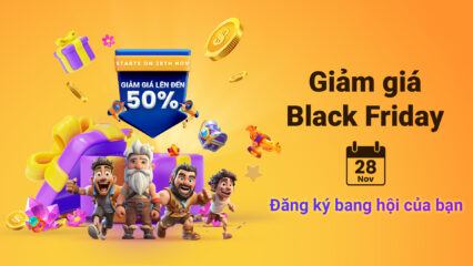 Đăng ký Bang hội – Mở khóa Khuyến mãi lên đến 50% trên Cửa hàng BlueStacks trong dịp Black Friday này!