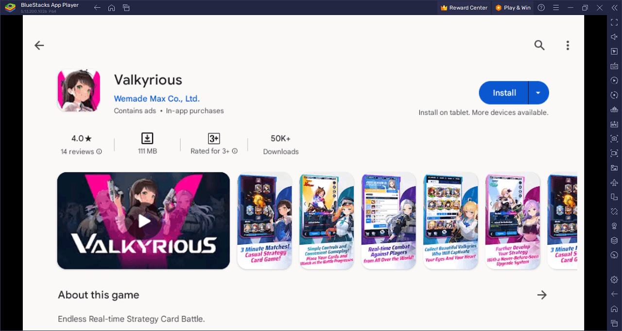 Valkyrious Takes the Gaming World by Storm on Android