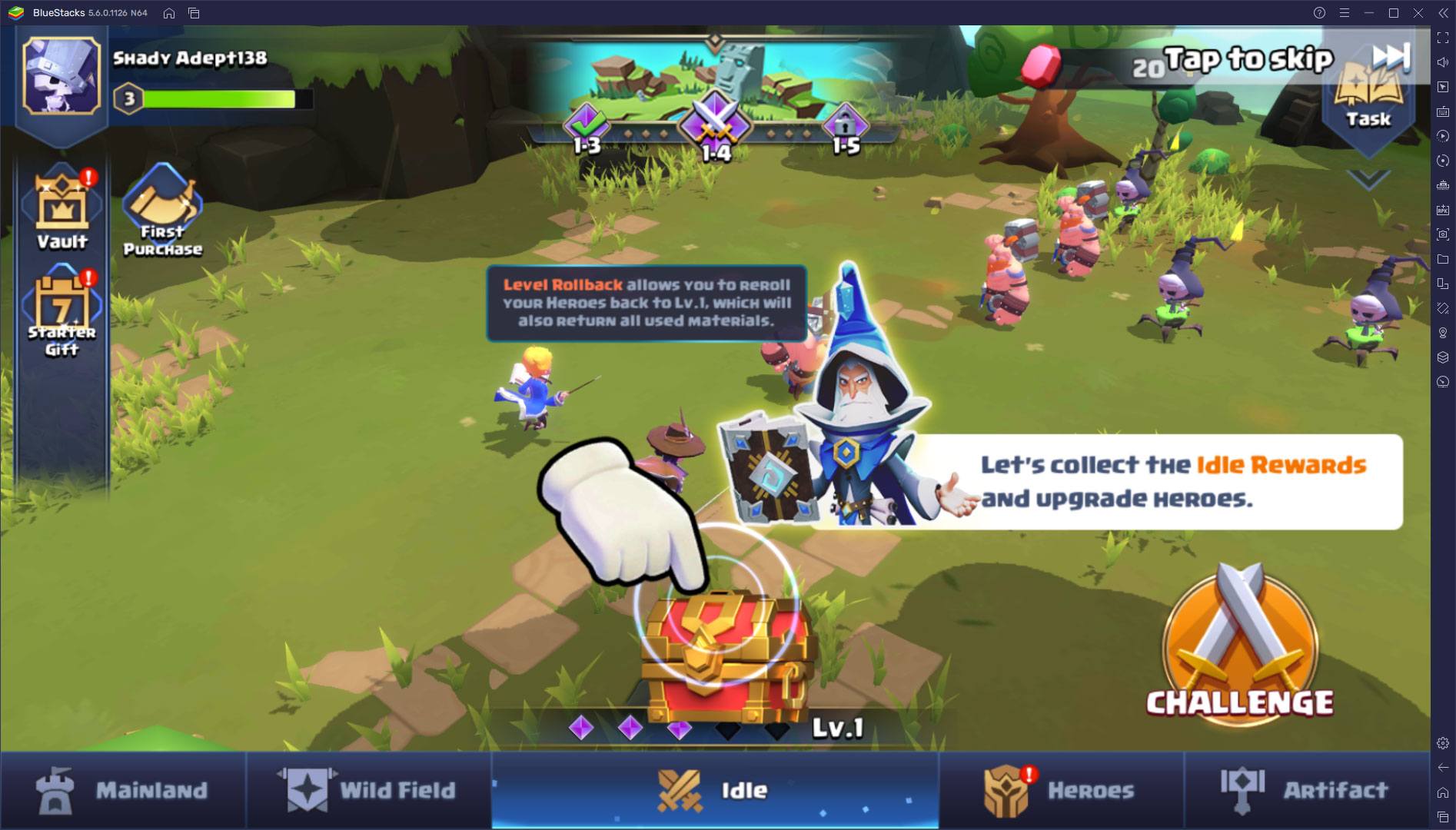 Cùng chơi Valor Legends: Idle RPG trên PC với BlueStacks