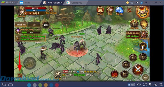 Hướng dẫn cài đặt và chơi Vĩnh Hằng Kỷ Nguyên trên máy tính với BlueStacks