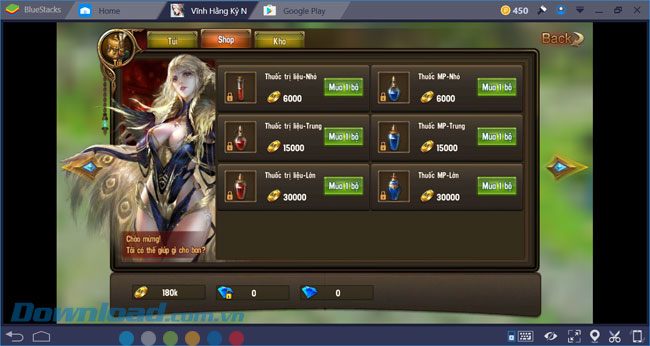 Hướng dẫn cài đặt và chơi Vĩnh Hằng Kỷ Nguyên trên máy tính với BlueStacks