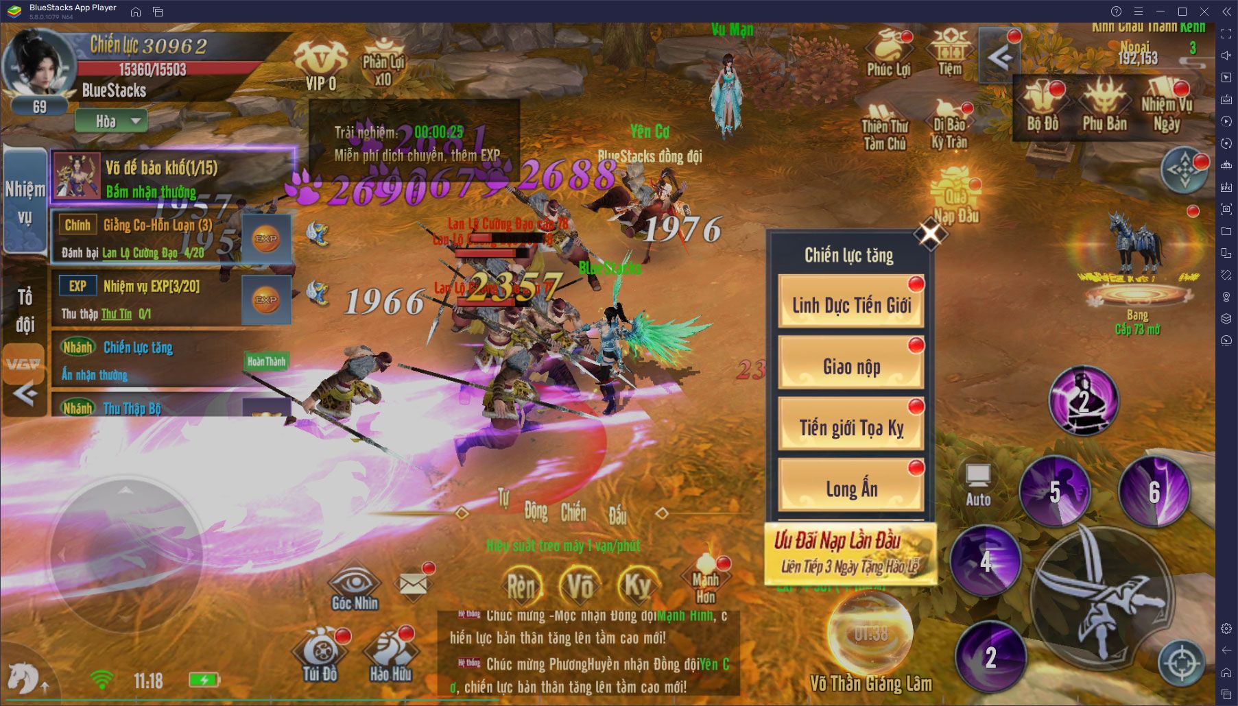 Trải nghiệm game Võ Lâm Thiên Tuyệt trên PC với BlueStacks